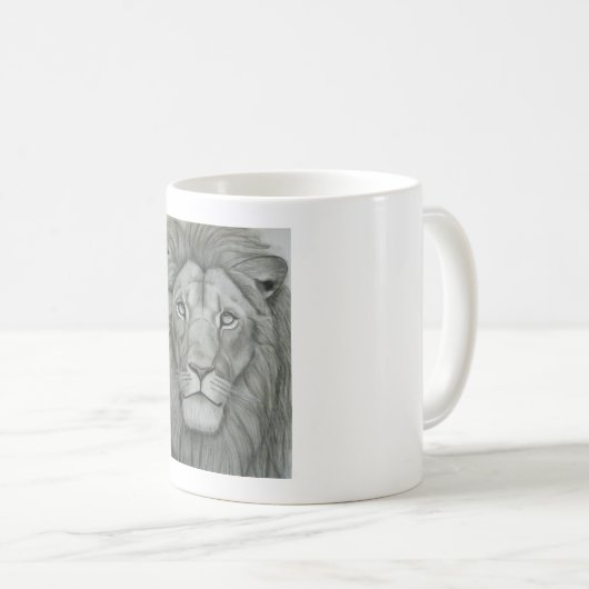 Majestic Lion Kaffeetasse (VorderseiteRechts)