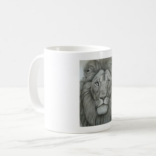Majestic Lion Kaffeetasse (Vorderseite Links)