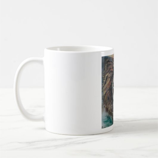 Majestic Lion Kaffeetasse (Links)