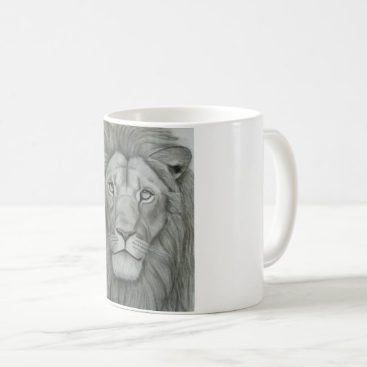 Majestic Lion Kaffeetasse (VorderseiteRechts)