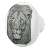 Majestic Lion Keramikknauf (Rechts)