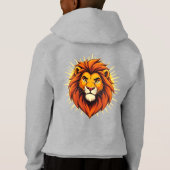 Majestic Lion – King of Power and Authority Hoodie (Rückseite)