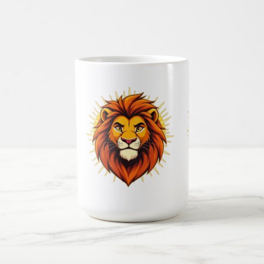 Majestic Lion – King of Power and Authority Kaffeetasse (Mittel)