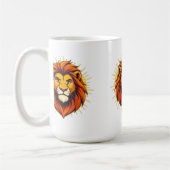 Majestic Lion – King of Power and Authority Kaffeetasse (Links)