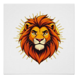 Majestic Lion – King of Power and Authority Poster