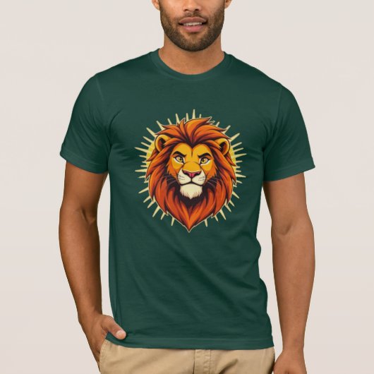 Majestic Lion – King of Power and Authority T-Shirt (Vorderseite)
