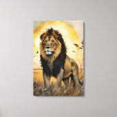 Majestic Lion Leinwanddruck (Vorderseite)