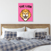 ‚Majestic Lion‘ Leinwanddruck (Insitu (Schlafzimmer))