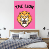‚Majestic Lion‘ Leinwanddruck (Insitu (Schlafzimmer))