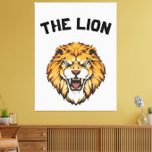 Majestic Lion Leinwanddruck (Insitu (Wohnzimmer))