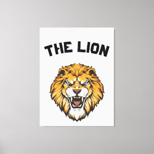 Majestic Lion Leinwanddruck