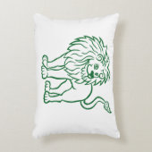 Majestic Lion Line Art Pillow Dekokissen (Vorderseite(Vertikal))
