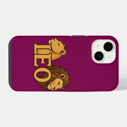 Majestic Lion & Lioness Fusion - Bold Wildlife iPhone Hülle (Rückseite (Horizontal))