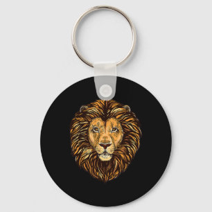 Majestic Lion Mane Detaillierte Kunst - Niedliche  Schlüsselanhänger