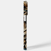 Majestic Lion mit zarten blauen Details Case-Mate iPhone Hülle (Rückseite / Rechts)