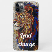 Majestic Lion Mosaic Phone Case - King iPhone Hülle (Rückseite)