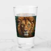 Majestic Lion Mug – Powerful Wildlife Coffee Mug Glas (Vorderseite)