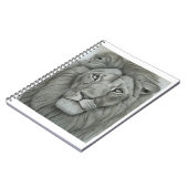 Majestic Lion Notizblock (Linke Seite)