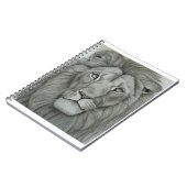 Majestic Lion Notizblock (Linke Seite)