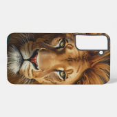 Majestic Lion Phone Case Powerful Wildlife Art Cov Samsung Galaxy Hülle (Rückseite (Horizontal))