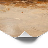 Majestic Lion Portrait – Golden Power Poster (Ecke)