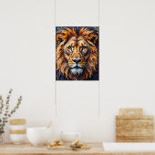 Majestic Lion Poster (Küche)