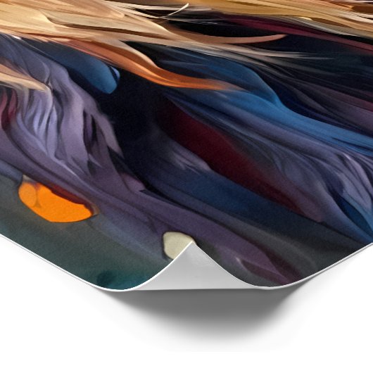 Majestic Lion Poster (Ecke)