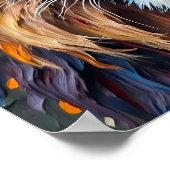 Majestic Lion Poster (Ecke)