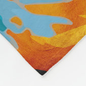 Majestic Lion Protection Forests Fleecedecke (Ecke)