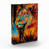 Majestic Lion Protection Forests Fotoblock (Links)