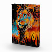 Majestic Lion Protection Forests Fotoblock (Rechts)