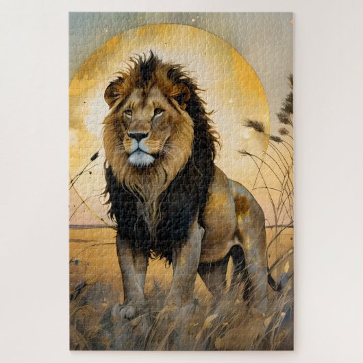 Majestic Lion Puzzle (Vertikal)