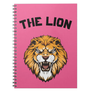 Majestic Lion Spiral Foto Notebook** Notizblock