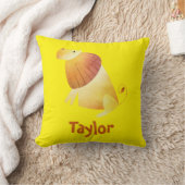 Majestic Lion Yellow Kissen (Decke)