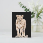 Majestic Lioness Postkarte (Stehend Vorderseite)