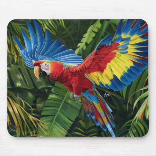 Majestic Macaw Mousepad (Vorne)