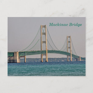 Majestic Mackinac Bridge Postkarte