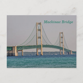 Majestic Mackinac Bridge Postkarte