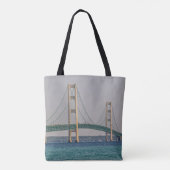 Majestic Mackinac Bridge Tasche (Rückseite)