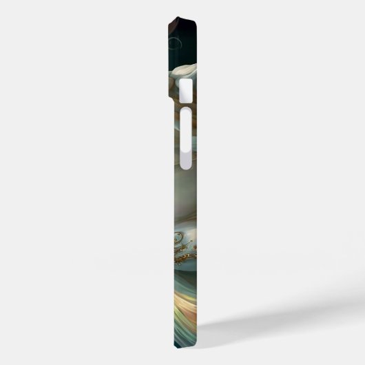 Majestic Magical Unicorn mit Monogramm Case-Mate iPhone Hülle (Rückseite / Links)