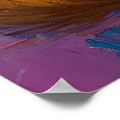 Majestic Maine Coon Cat – Regal Digital Portrait Poster (Ecke)