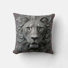 Majestic Mane: Löwenkopfkissen