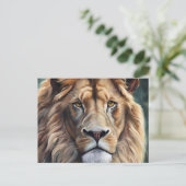 Majestic Mane Postkarte (Stehend Vorderseite)