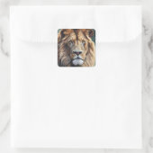 Majestic Mane Quadratischer Aufkleber (Tasche)