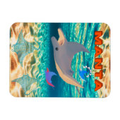 Majestic Manta Ray Design, Majestät Ozeanic Magnet (Horizontal)