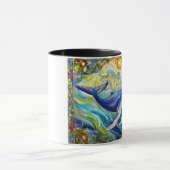 Majestic Marine Mosaik A Stainted Glass Whale Tasse (Zentrum)