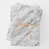 Majestic Marmor Impressionen Grau Geschenkpapier Set (Beispiel)