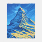 Majestic Matterhorn Fleecedecke (Vorderseite)