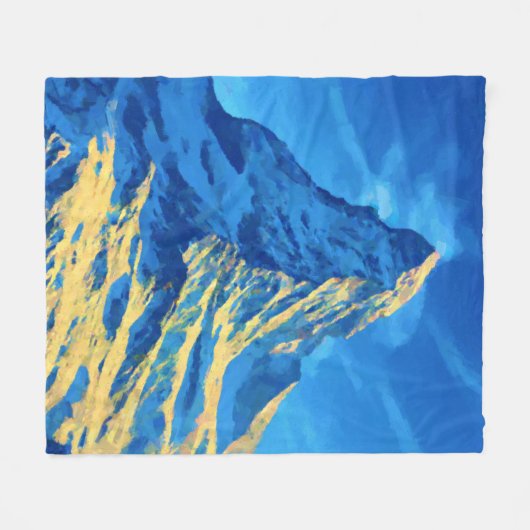 Majestic Matterhorn Fleecedecke (Vorderseite (Horizontal))