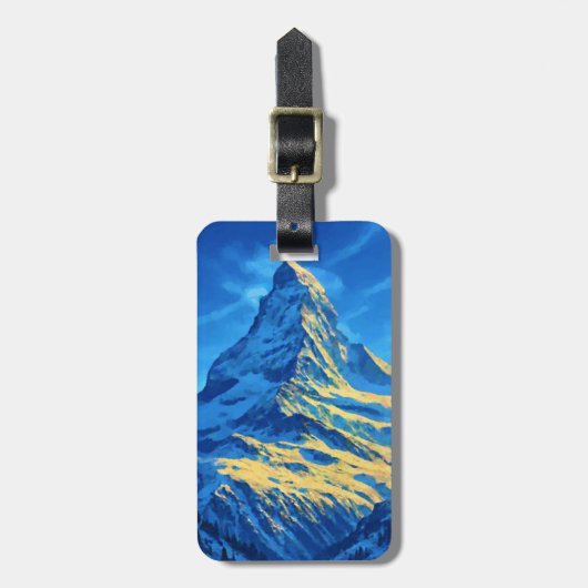 Majestic Matterhorn Gepäckanhänger (Vorderseite vertikal)